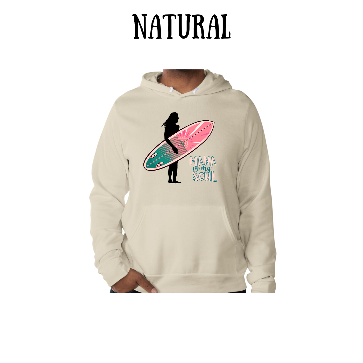 VP - Mana in My Soul - Sponge Fleece Hoodie - Greens, Neutrals