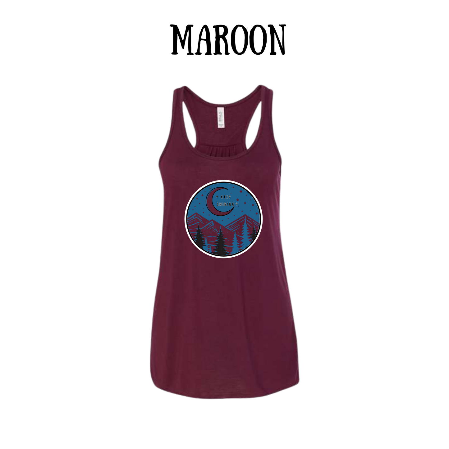 OP - Keep Shining - Women's Flowy Racerback Tank