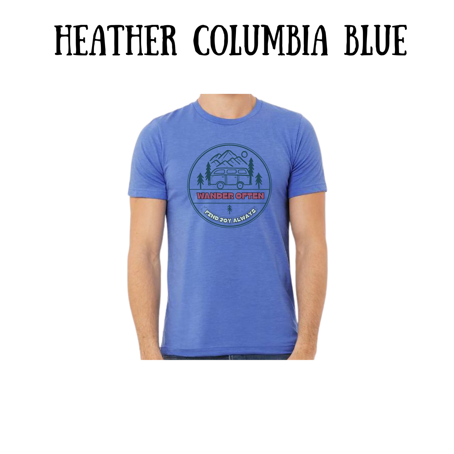 CP - Wander Often - Unisex Tee - Blues