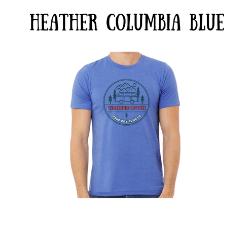 CP - Wander Often - Unisex Tee - Blues