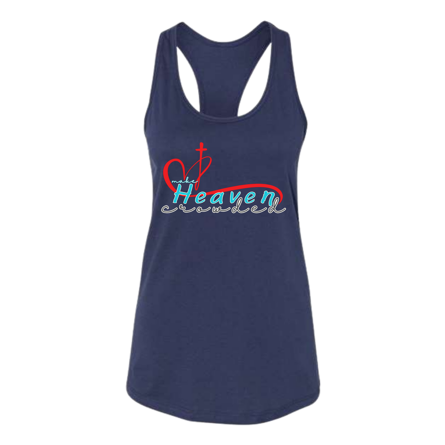 Make Heaven Crowded - Bella+Canvas - Women's Jersey Racerback Tank