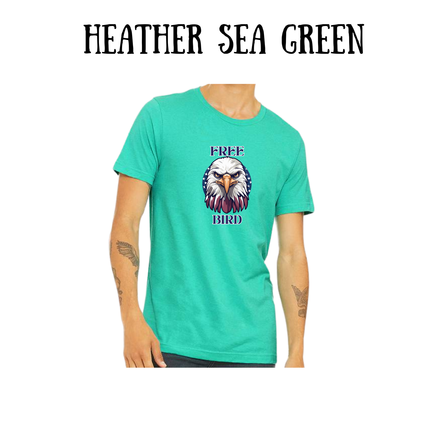 PP - Free Bird - Unisex Tee - Greens