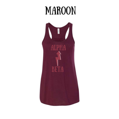 BP - Beta to Alpha - Women's Flowy Racerback Tank