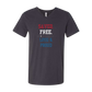 Saved. Free. Loud & Proud - Bella+Canvas - Unisex V-Neck - Neutral Colors