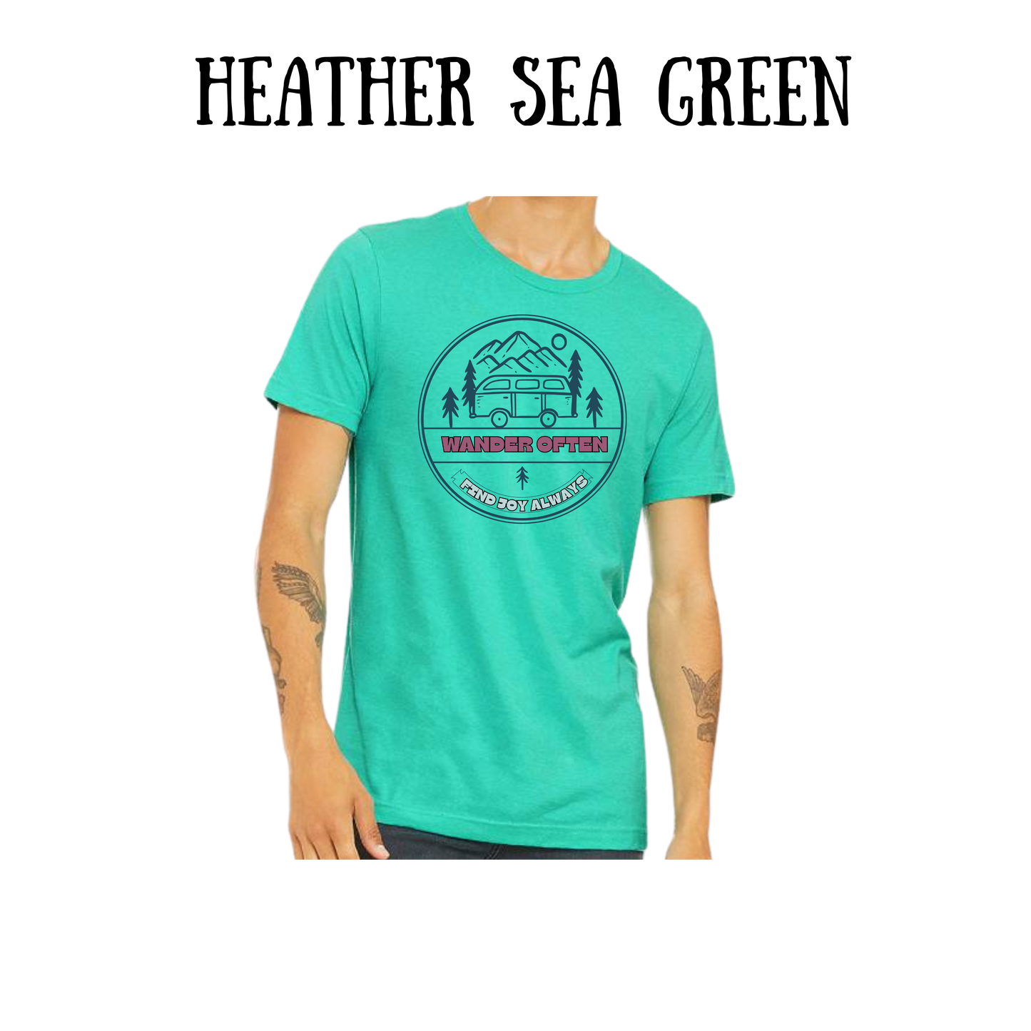 CP - Wander Often - Unisex Tee - Greens