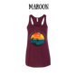 VP - Sunsets & No Regrets - Women's Flowy Racerback Tank