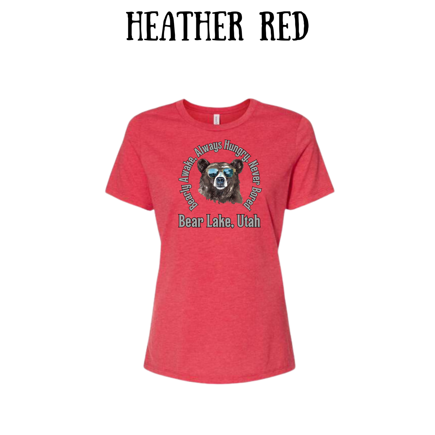 CP - Bear Lake Utah - Women's Relaxed Fit Tee - Assorted Colors