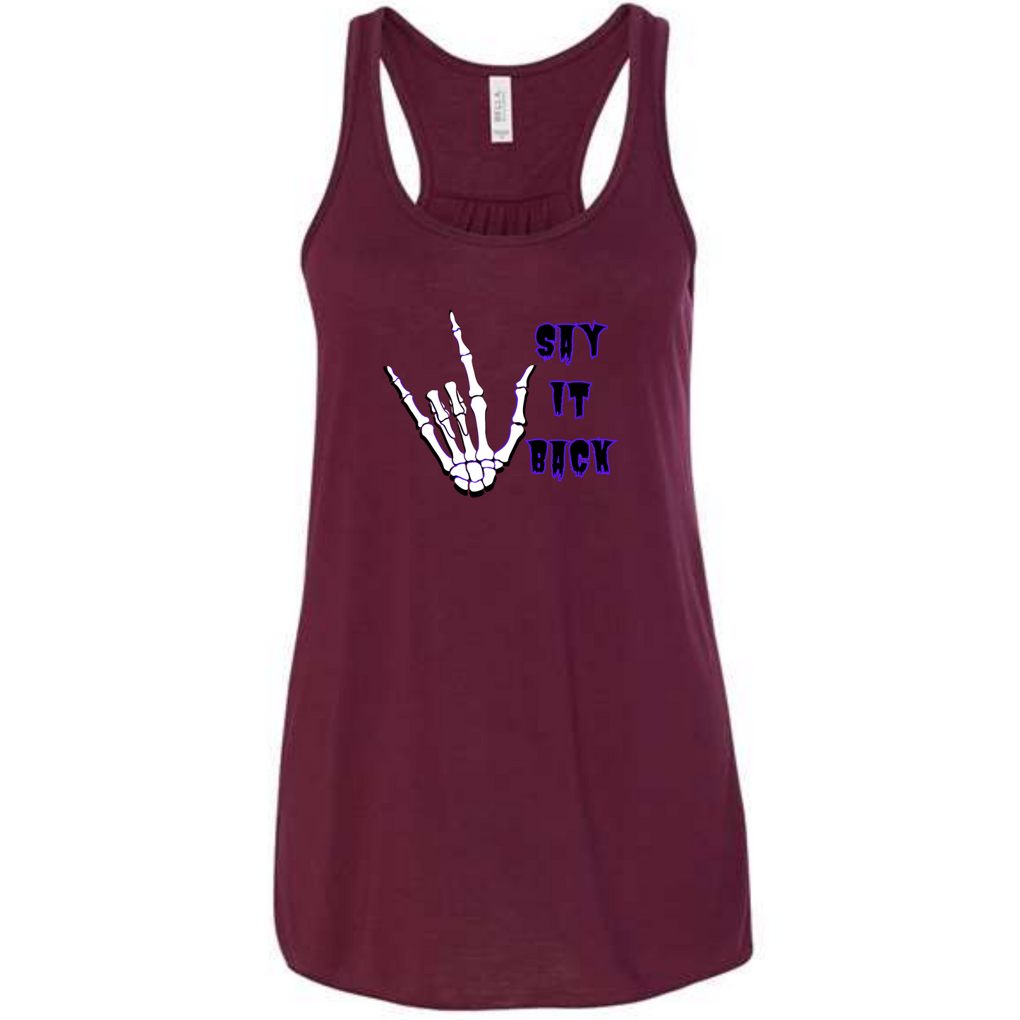 I Love You, Say It Back - Women's Flowy Racerback Tank