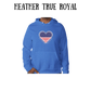 PP - One Nation One Heart - Sponge Fleece Hoodie - Blues, Purples
