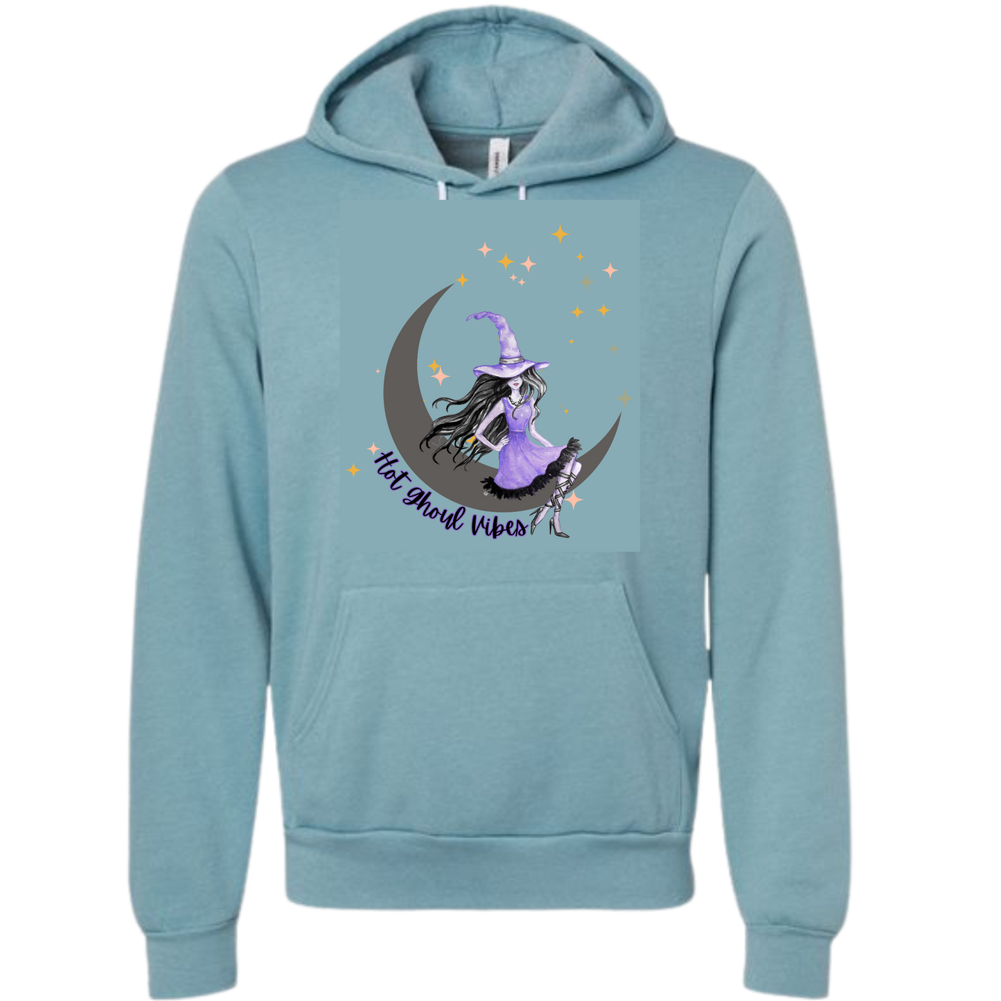 HP - Hot Ghoul Vibes - Sponge Fleece Hoodie - Blues, Purples