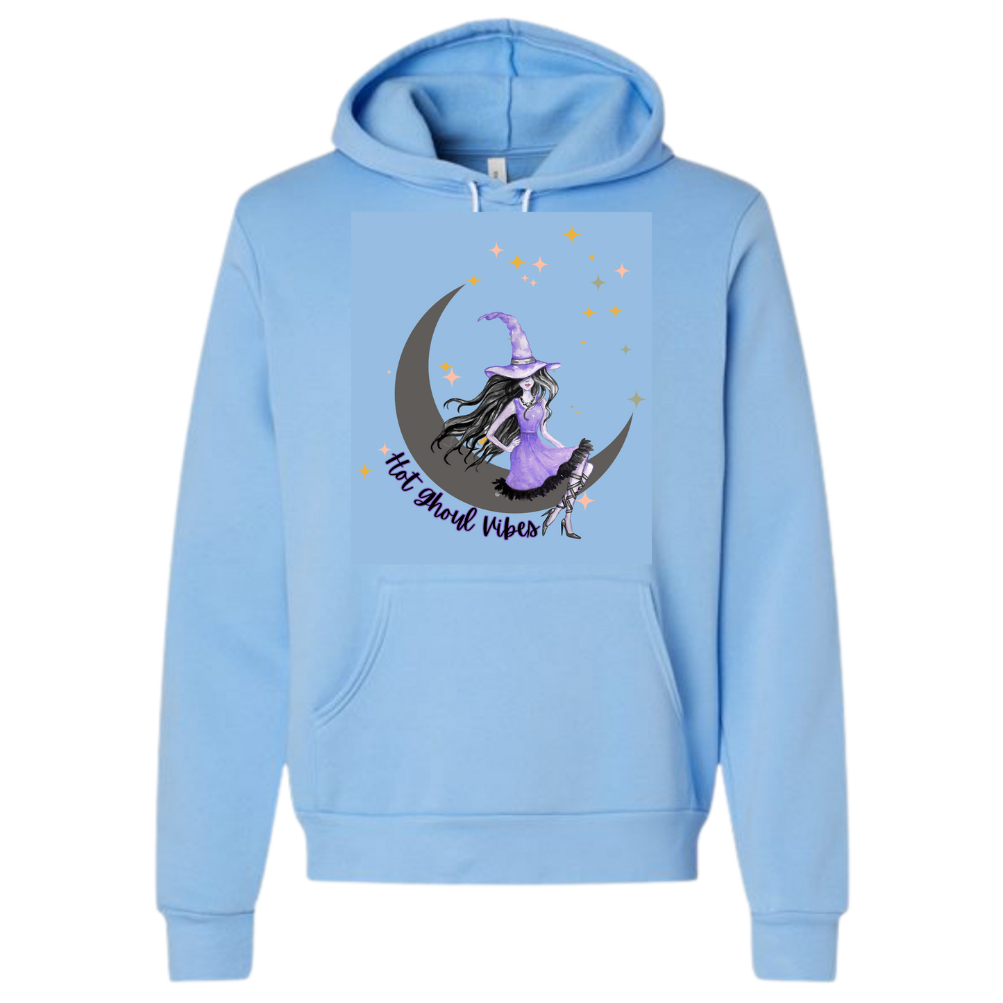 HP - Hot Ghoul Vibes - Sponge Fleece Hoodie - Blues, Purples