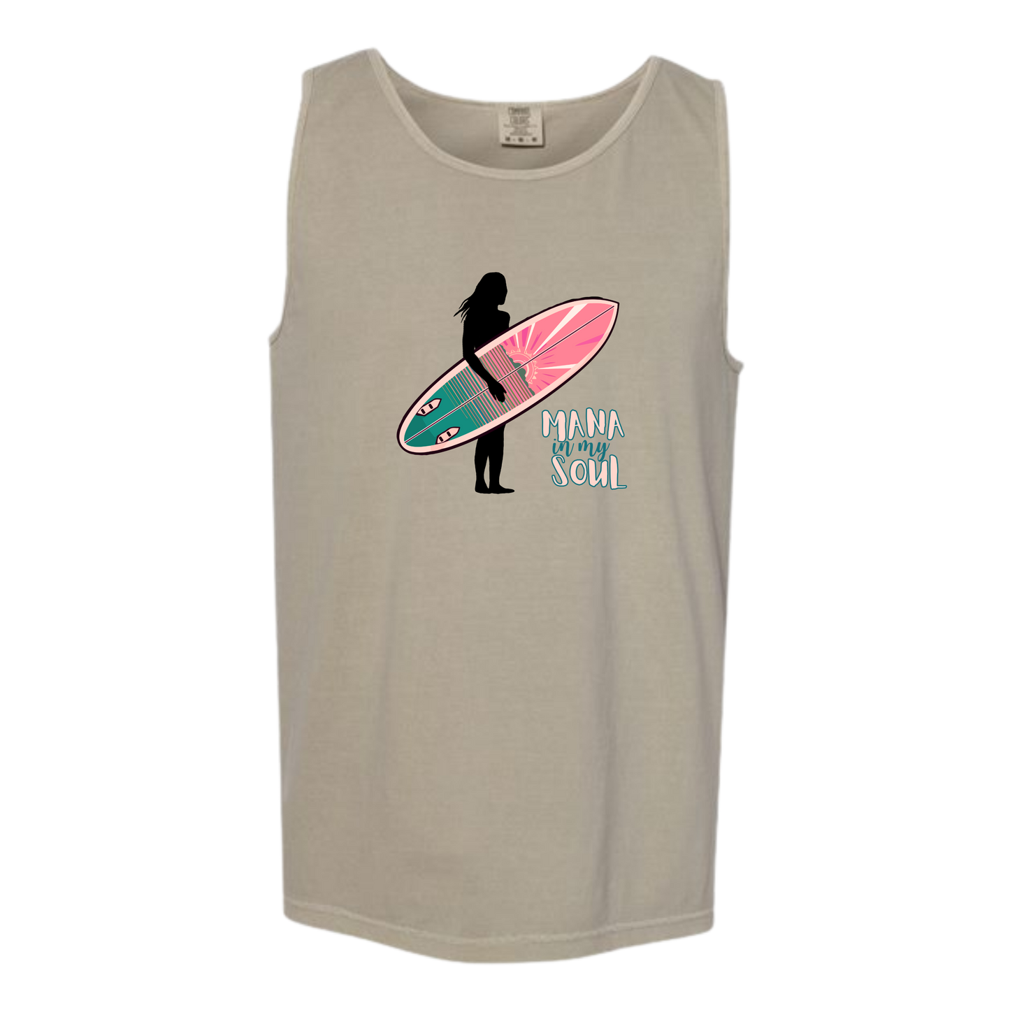 Mana in My Soul - Comfort Colors - Unisex Tank - Neutral Colors & Blues