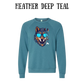 BP - Alpha - Sponge Fleece Raglan Sweatshirt - Blues, Purples