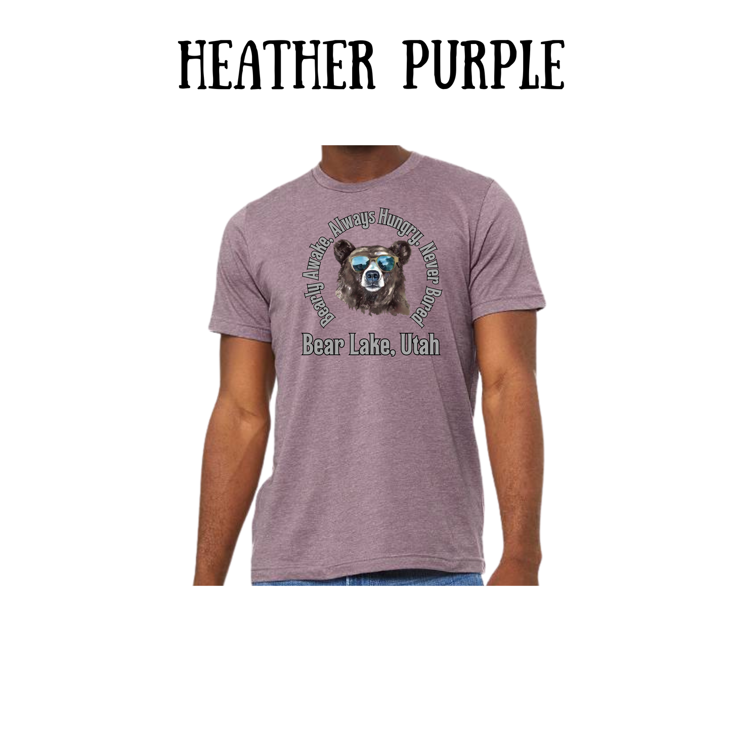 CP - Bear Lake Utah - Unisex Tee - Pinks, Purples, Neutrals