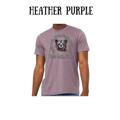 CP - Bear Lake Utah - Unisex Tee - Pinks, Purples, Neutrals