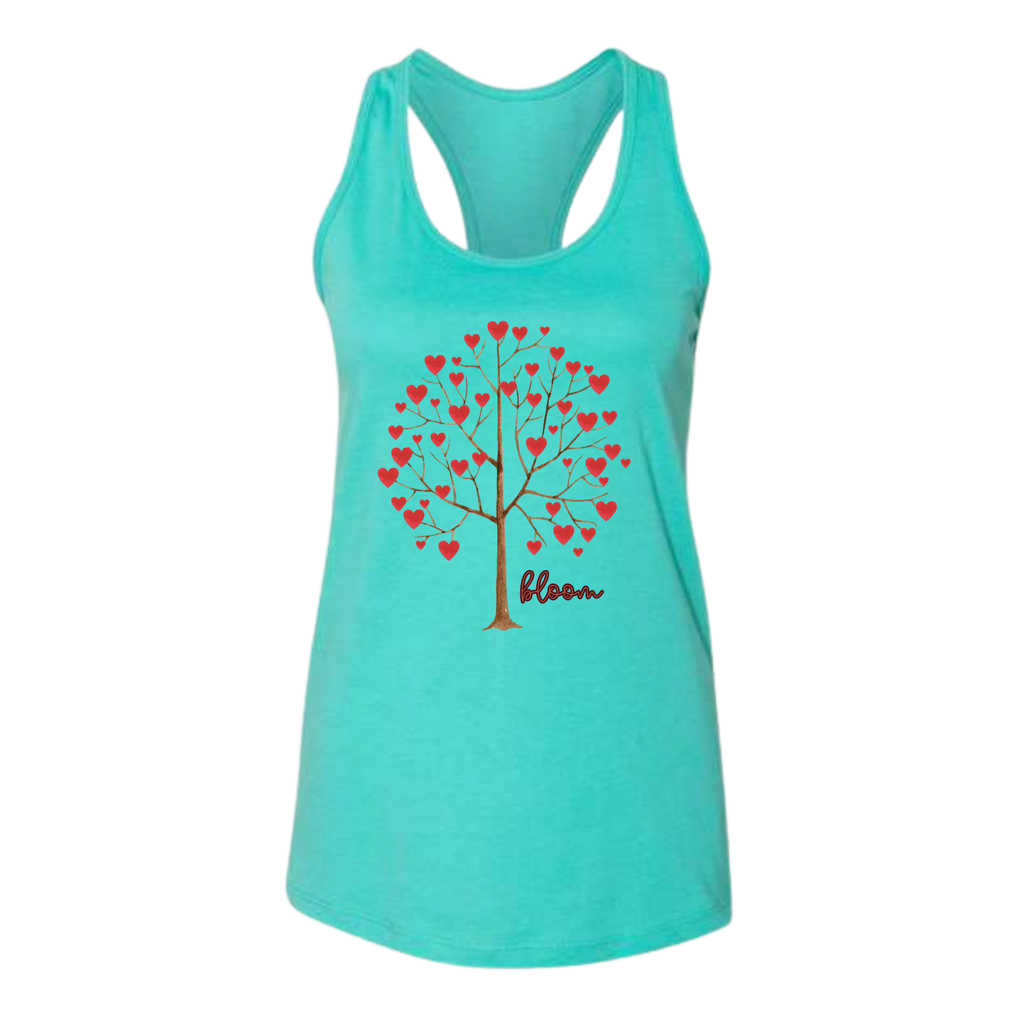 Bloom - Bella+Canvas - Women's Jersey Racerback Tank