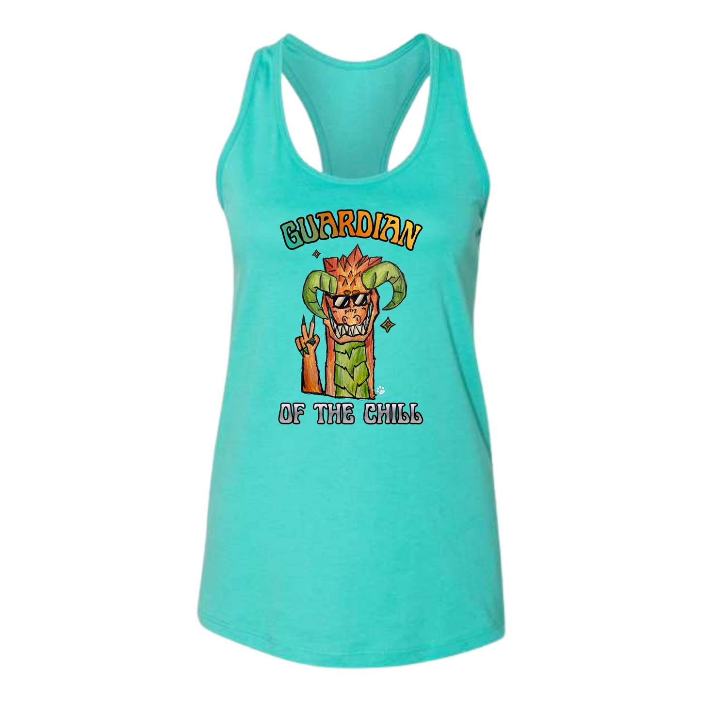 Guardian of The Chill - Bella+Canvas - Women's Jersey Racerback Tank