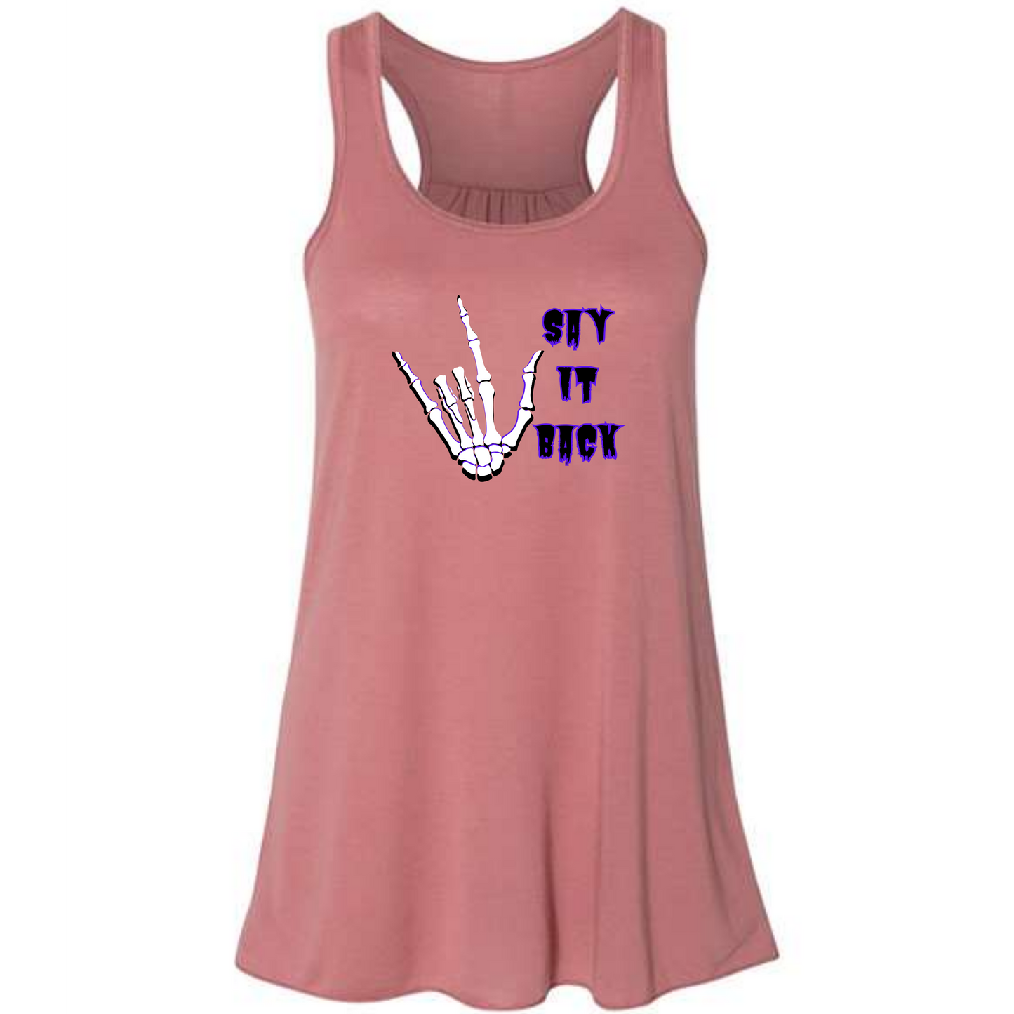 I Love You, Say It Back - Women's Flowy Racerback Tank