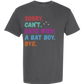 Sorry. Can't. Date With A Bat Boy. Bye. - Comfort Colors - Heavyweight Unisex Tee - Neutral Colors