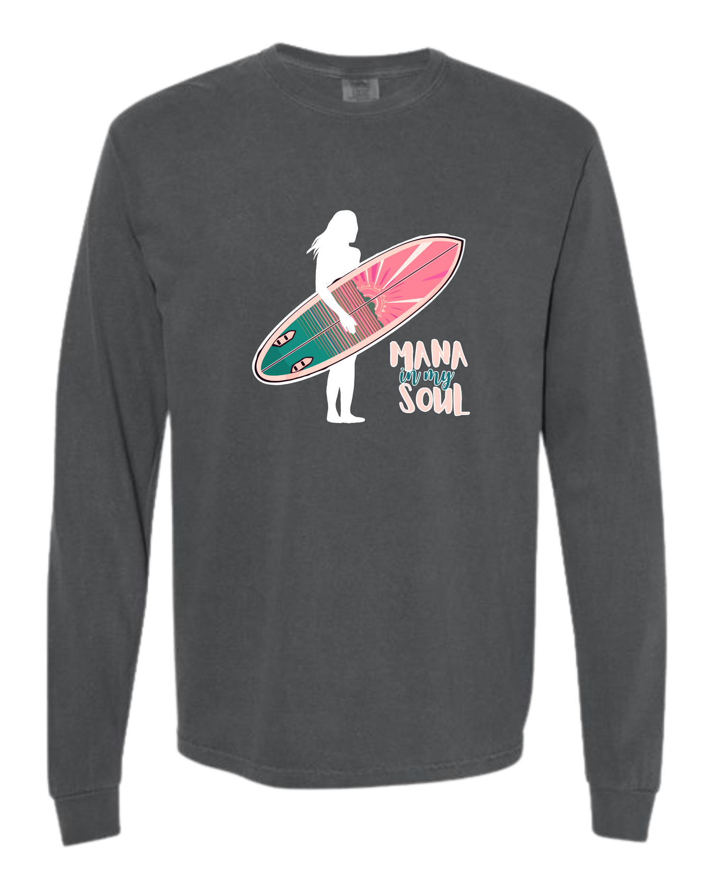 Mana in My Soul - Comfort Colors - Heavyweight Long Sleeve Tee - Neutral Colors