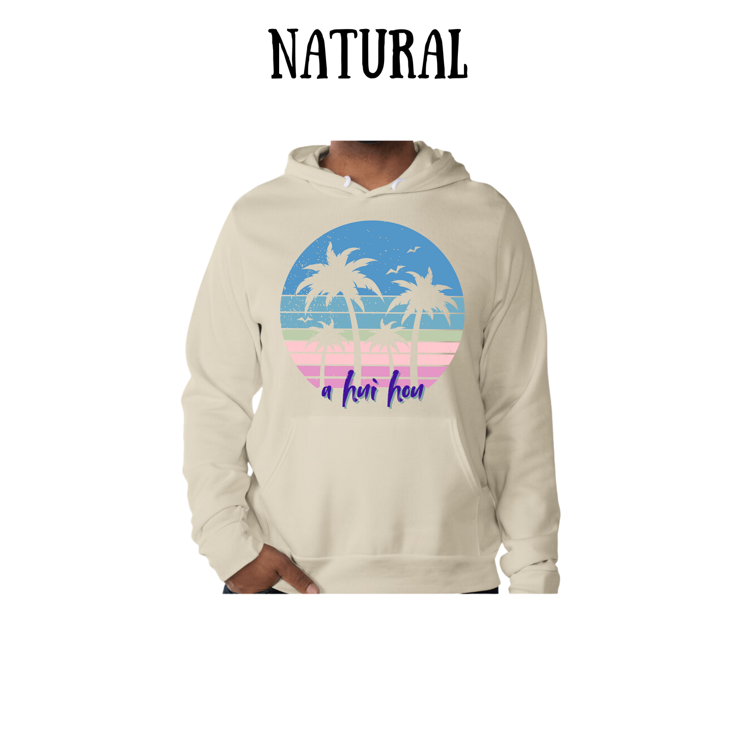 VP - A Hui Hou - Sponge Fleece Hoodie - Greens, Neutrals