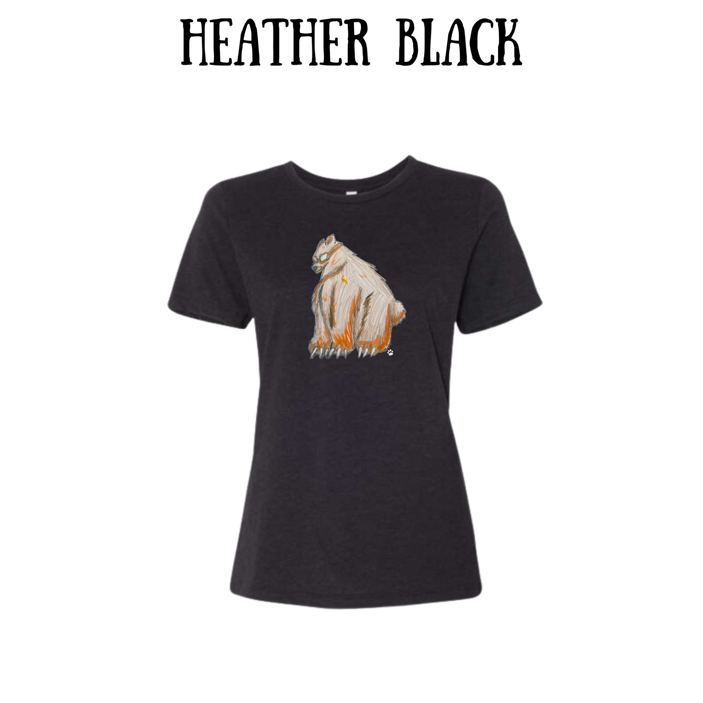 AC - Muscle Bear - Women's Relaxed Fit Tee - Neutrals