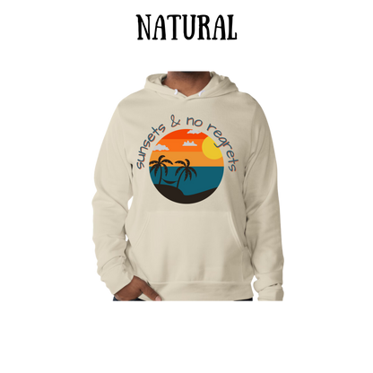 VP - Sunsets & No Regrets - Sponge Fleece Hoodie - Greens, Neutrals
