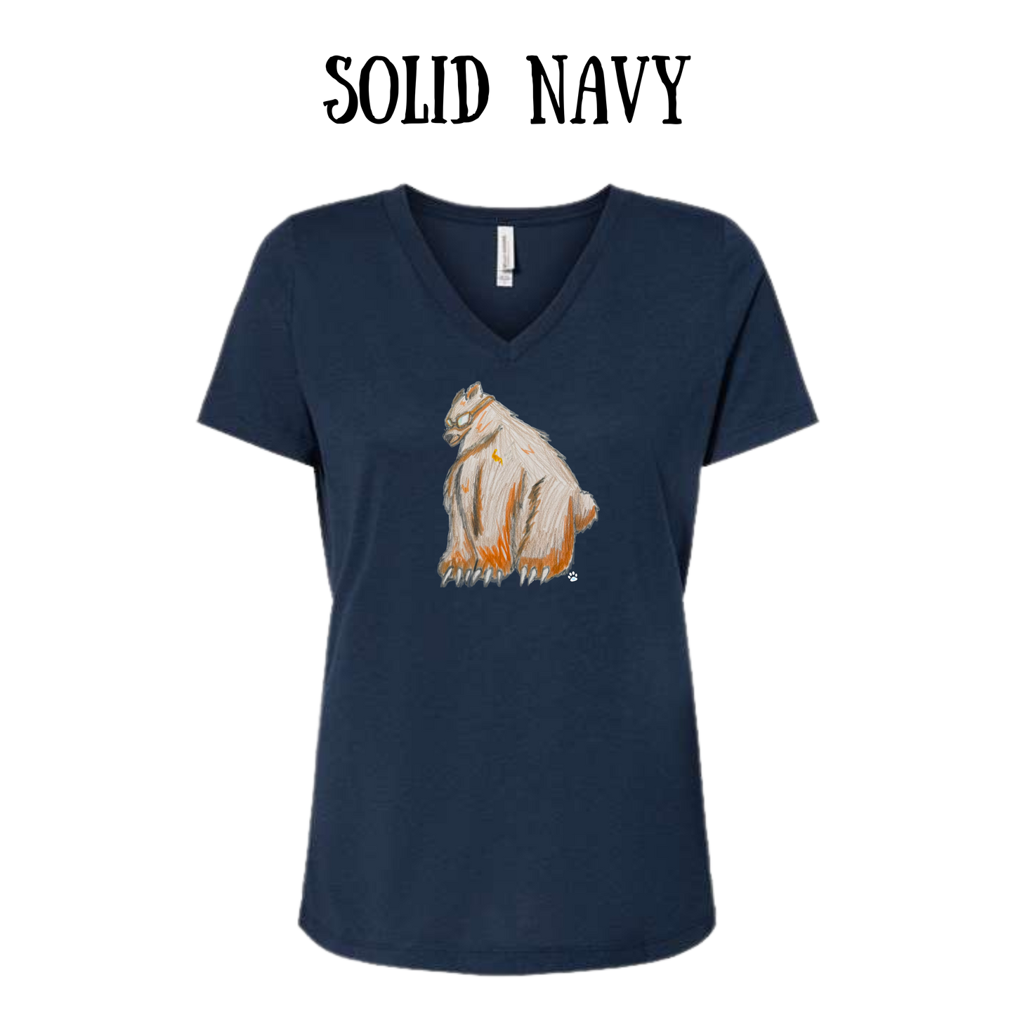 AC - Muscle Bear - Women's V-Neck - Assorted Colors