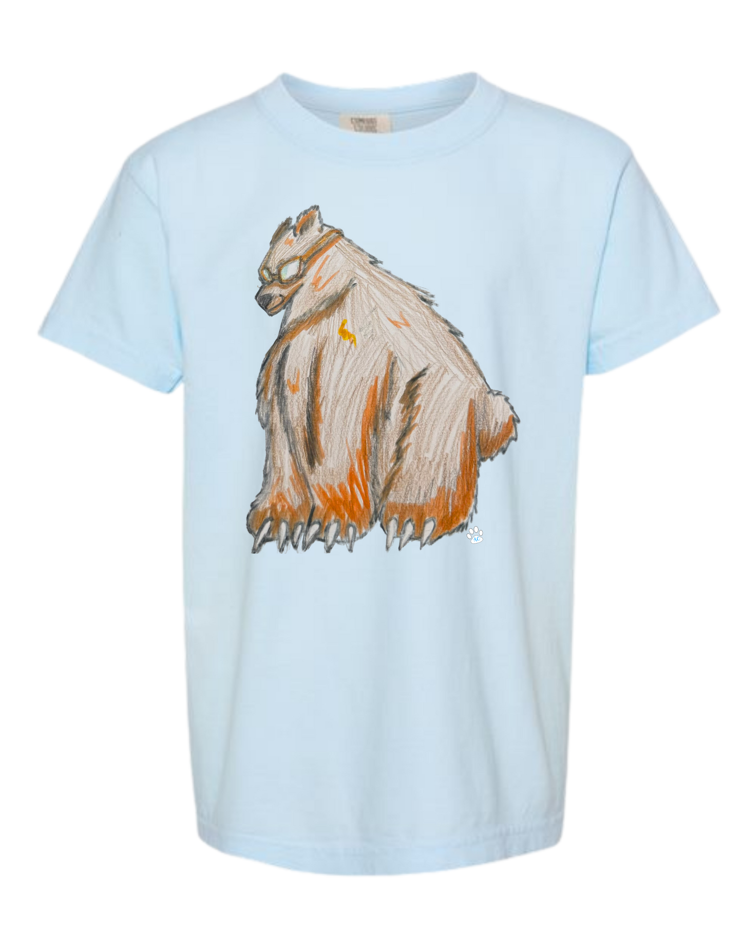 Muscle Bear - Comfort Colors - Heavyweight Youth Tee - Neutral Colors & Blues