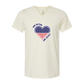 One Nation One Heart - Bella+Canvas - Unisex V-Neck - Neutral Colors
