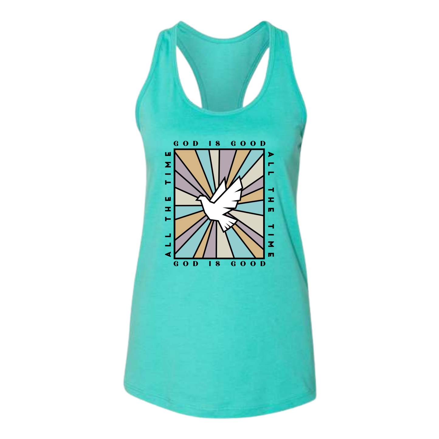 God Is Good - Bella+Canvas - Women's Jersey Racerback Tank