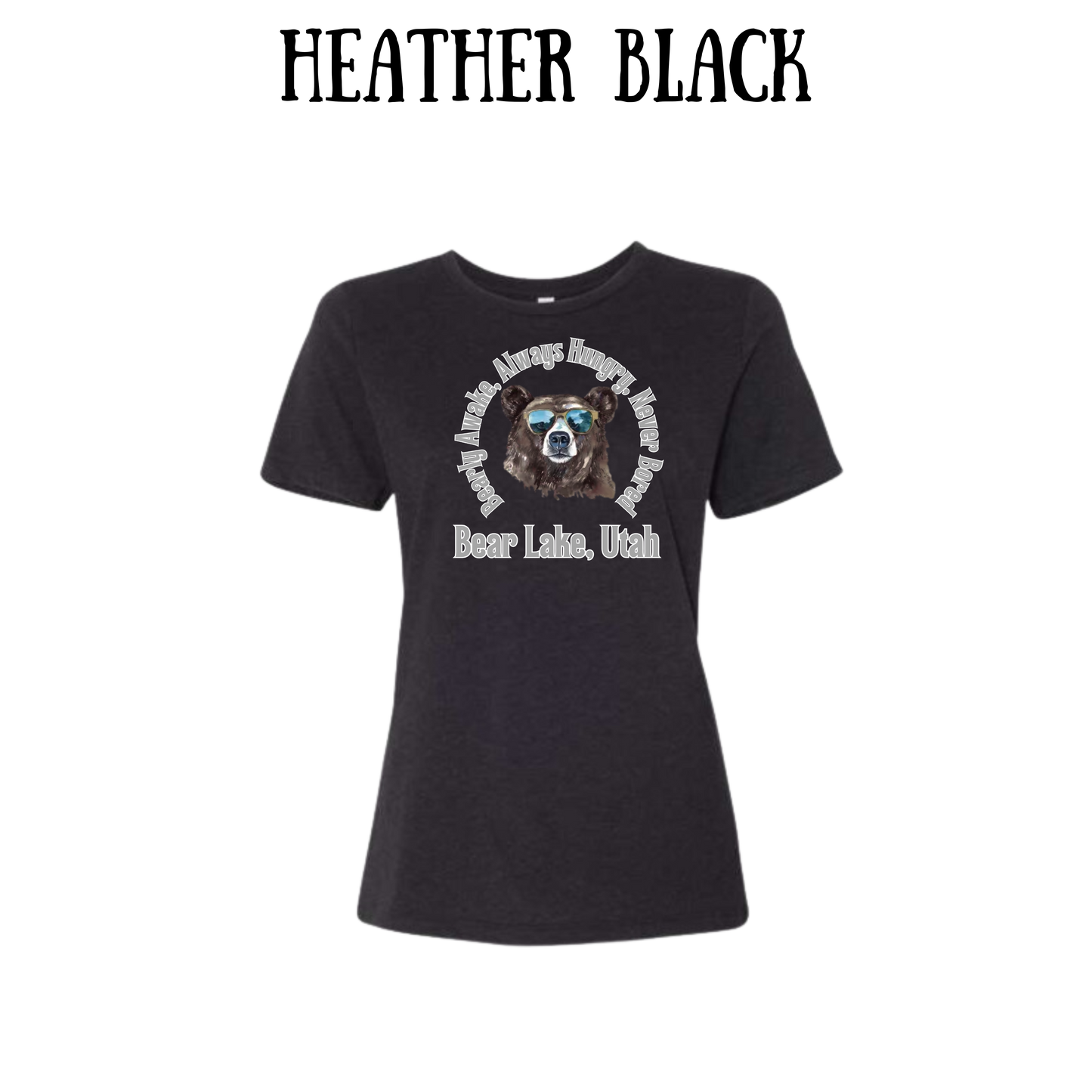 CP - Bear Lake Utah - Women's Relaxed Fit Tee - Neutrals