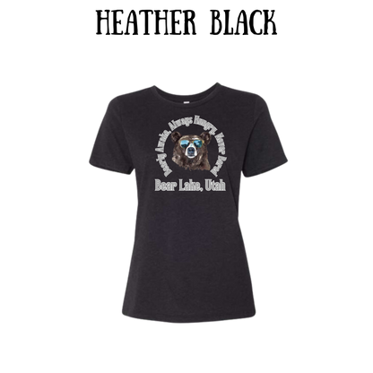 CP - Bear Lake Utah - Women's Relaxed Fit Tee - Neutrals