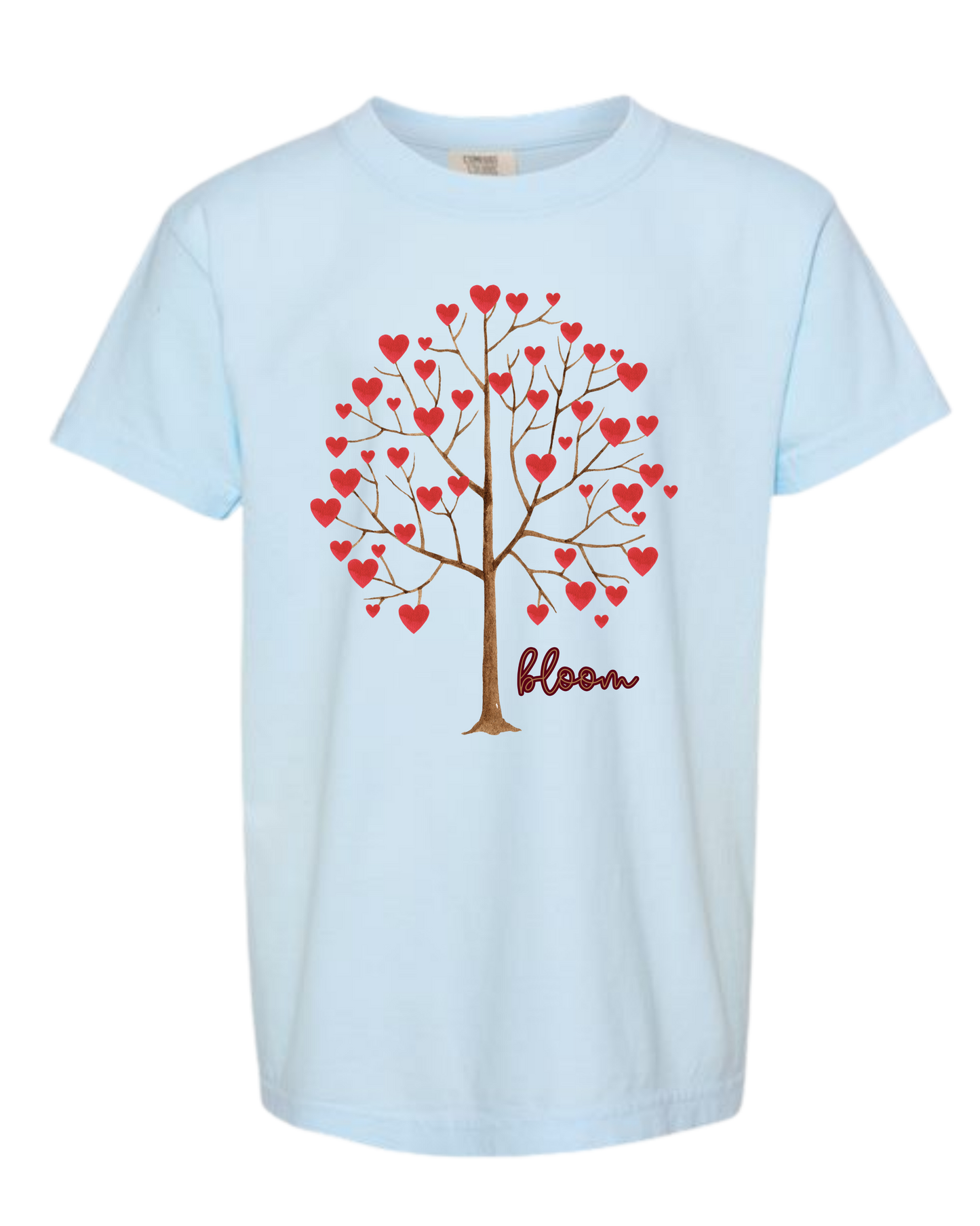 Bloom - Comfort Colors - Heavyweight Youth Tee - Neutral Colors & Blues