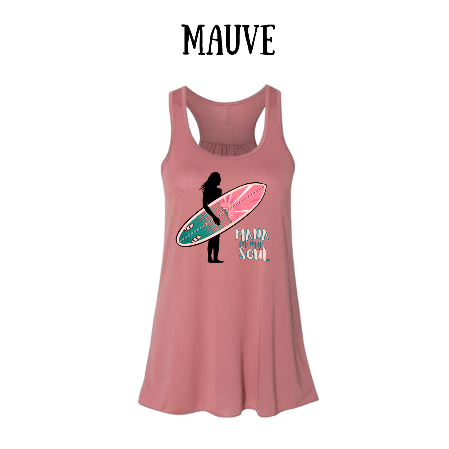 VP - Mana in My Soul - Women's Flowy Racerback Tank