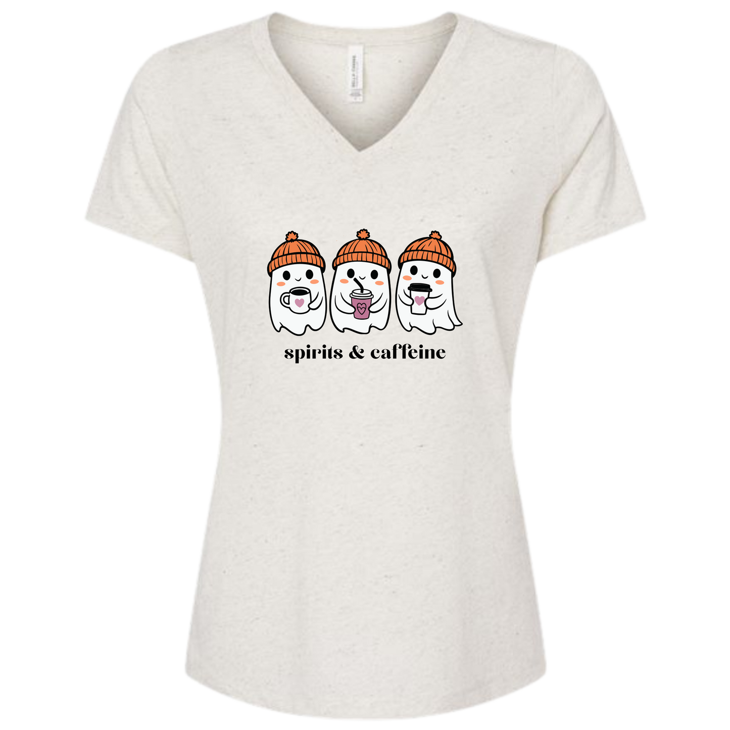 Spirits & Caffeine - Women's V-Neck - Assorted Colors
