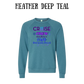 VP - Cruise Crew FAFO - Sponge Fleece Raglan Sweatshirt - Blues, Purples