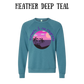 VP - Sunsets & No Regrets - Sponge Fleece Raglan Sweatshirt - Blues, Purples