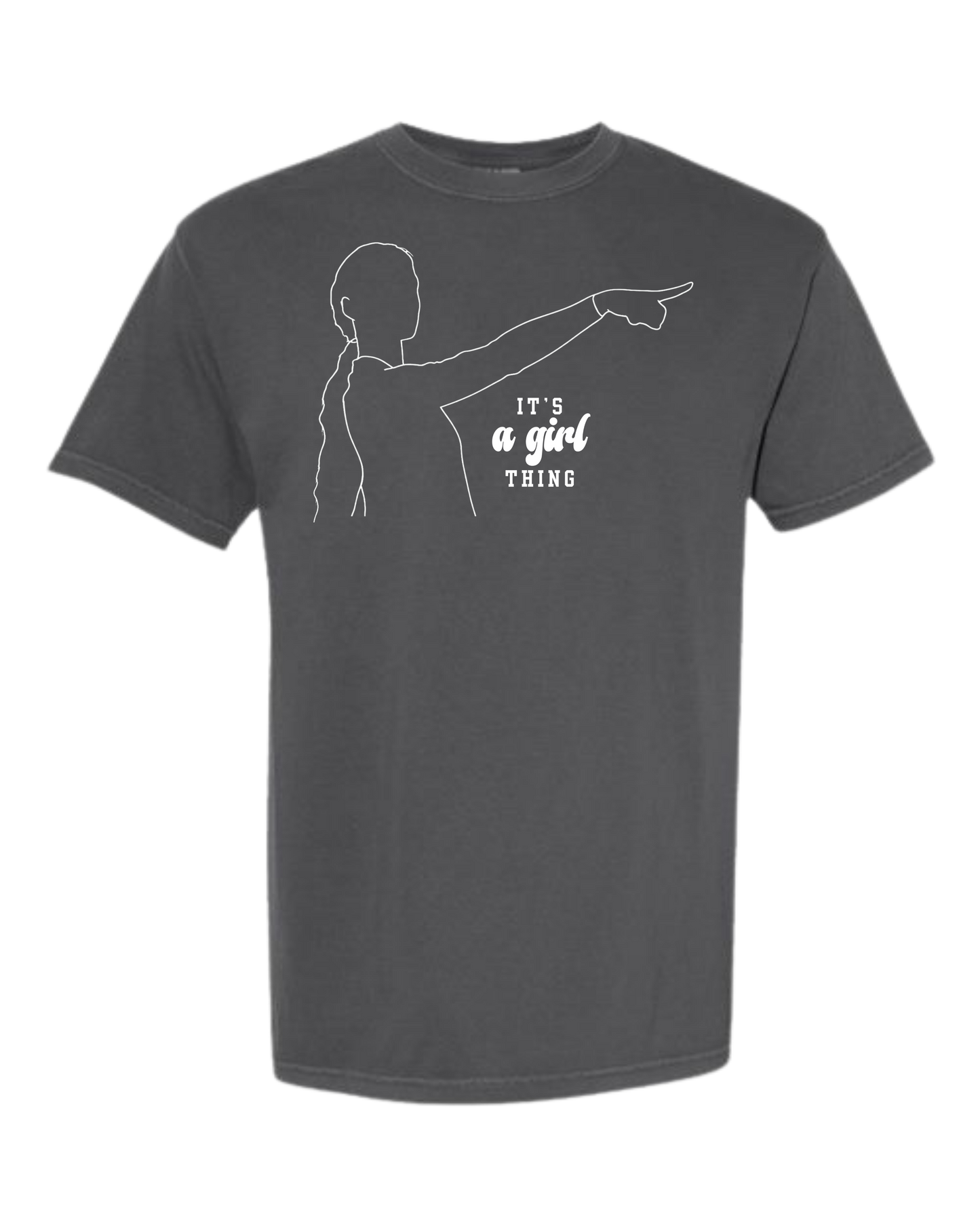 It's A Girl Thing - Comfort Colors - Heavyweight Unisex Tee - Neutral Colors