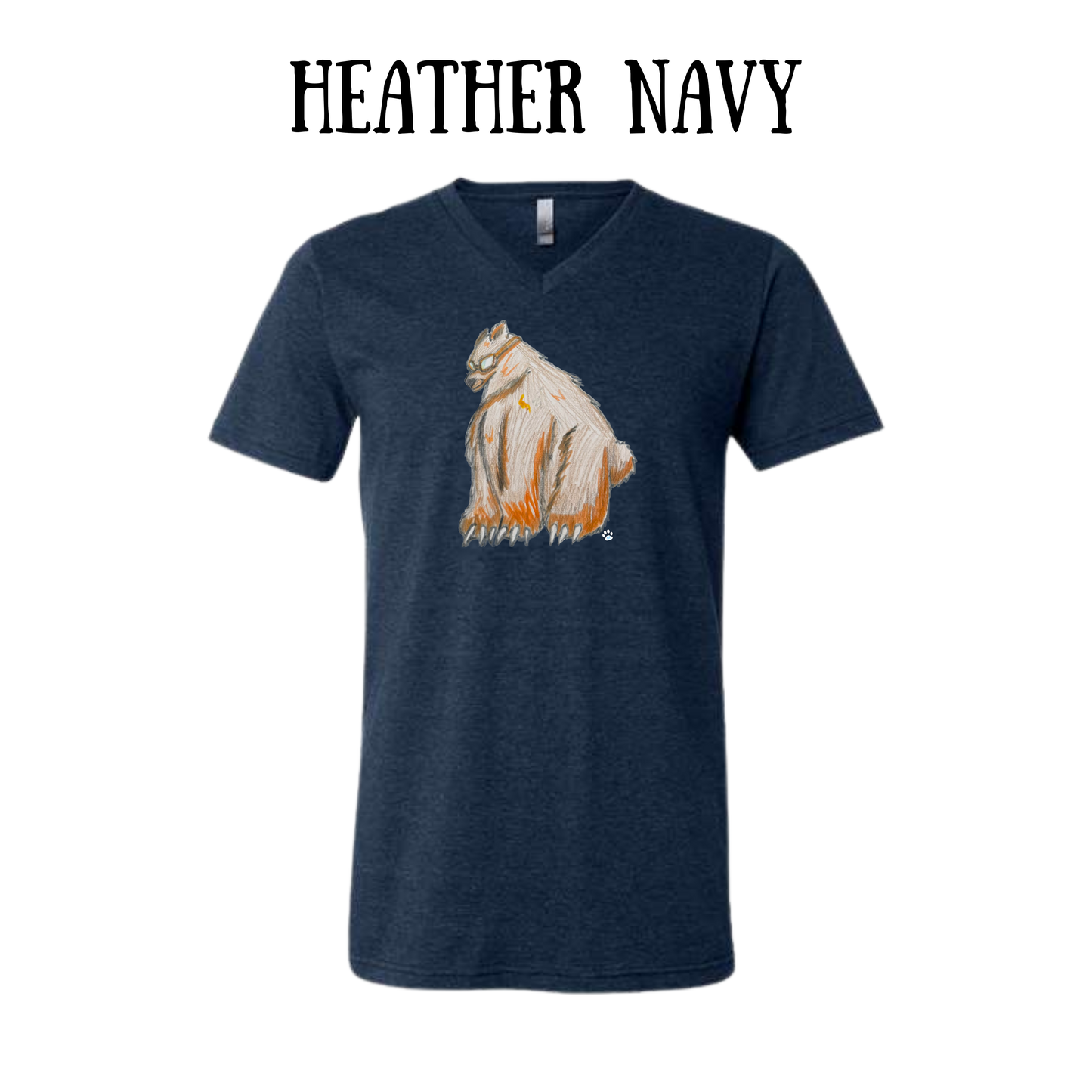 AC - Muscle Bear - Unisex V-Neck - Assorted Colors