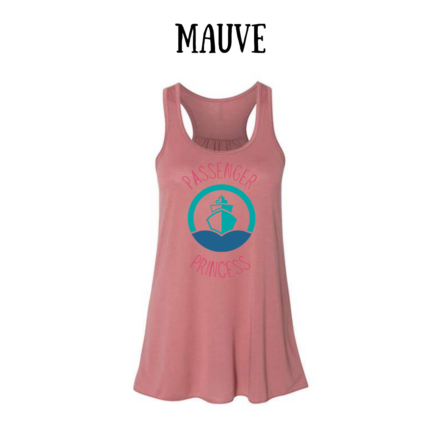 VP - Passenger Princess - Women's Flowy Racerback Tank