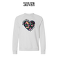 The World is a Better Place With YOU in it - Sponge Fleece Raglan Sweatshirt - Greens, Neutrals