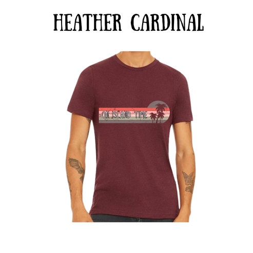 VP - On Island Time - Unisex Tee - Yellows, Oranges, Reds