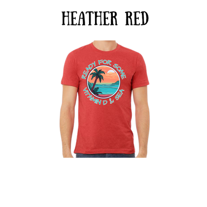 VP - Ready For Some Vitamin D & Sea - Unisex Tee - Yellows, Oranges, Reds