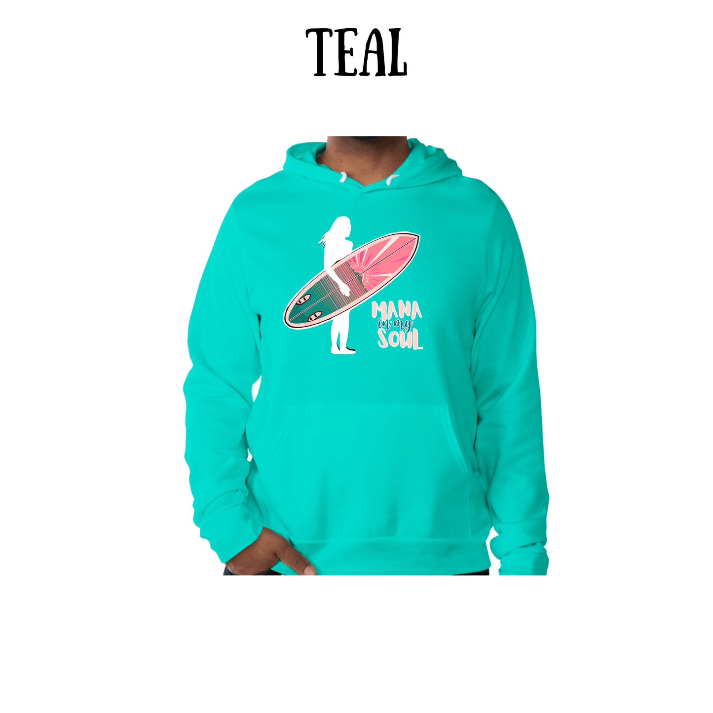 VP - Mana in My Soul - Sponge Fleece Hoodie - Greens, Neutrals