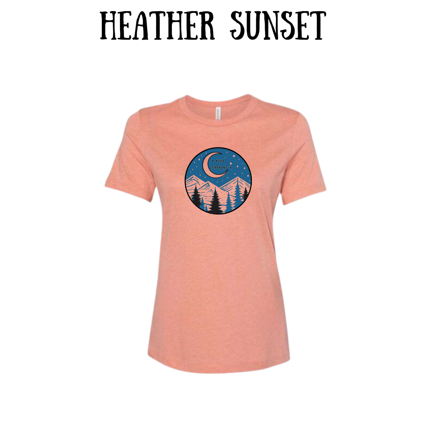 OP - Keep Shining - Women's Relaxed Fit Tee - Assorted Colors