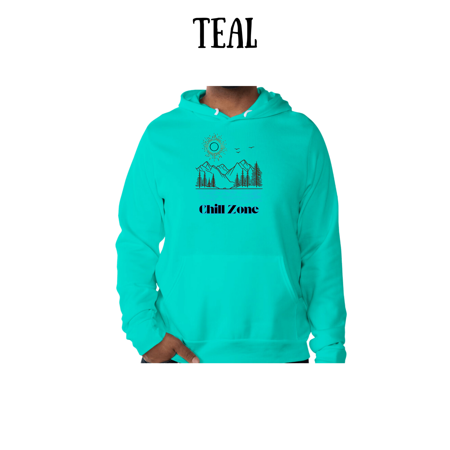 CP - Chill Zone - Sponge Fleece Hoodie - Greens, Neutrals