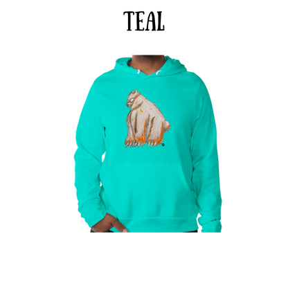 AC - Muscle Bear - Sponge Fleece Hoodie - Greens, Neutrals