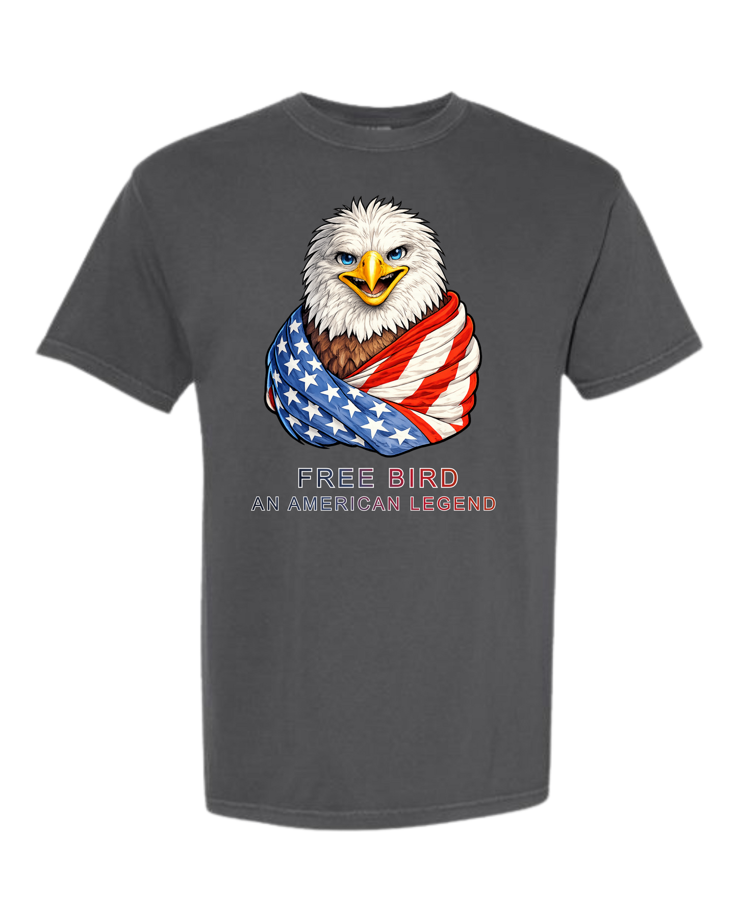 Free Bird An American Legend - Comfort Colors - Heavyweight Unisex Tee - Neutral Colors
