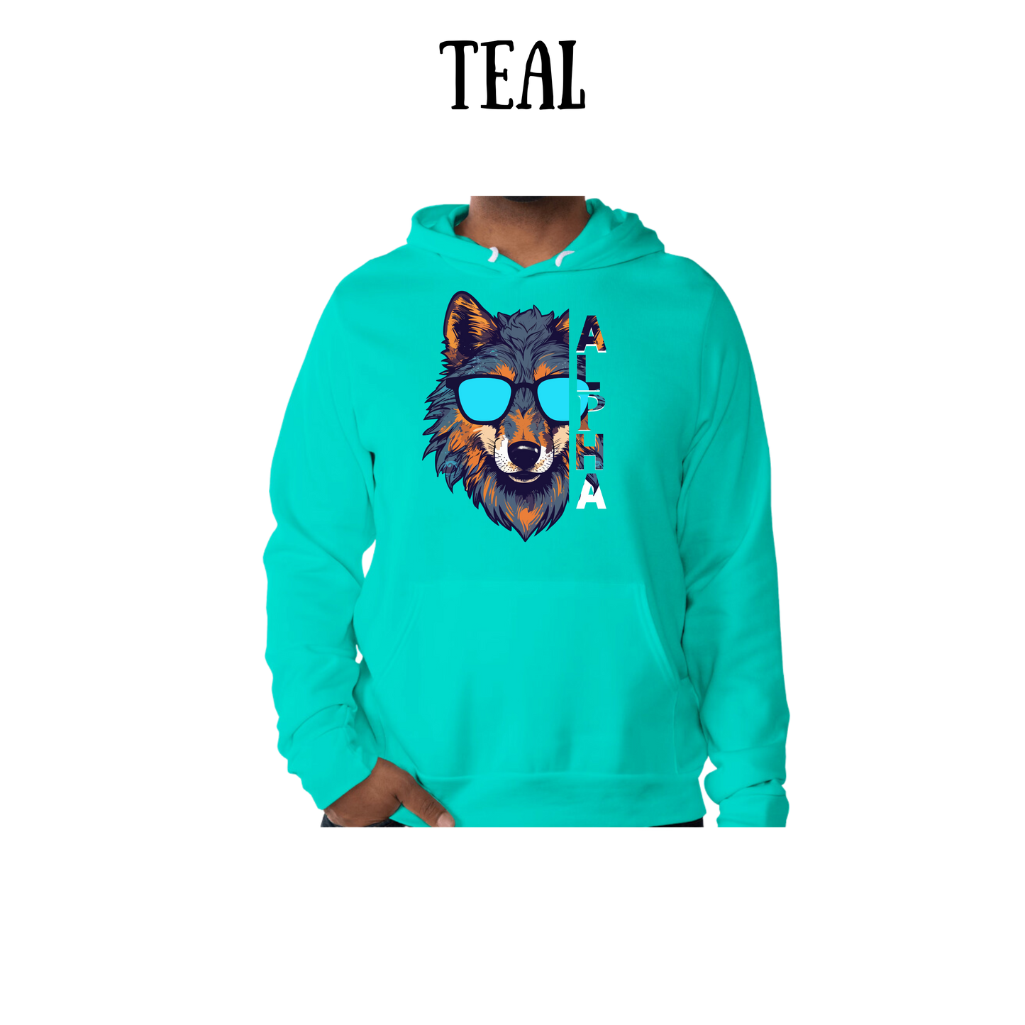 BP - Alpha - Sponge Fleece Hoodie - Greens, Neutrals